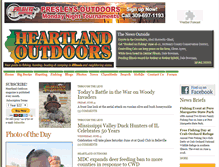 Tablet Screenshot of heartlandoutdoors.com